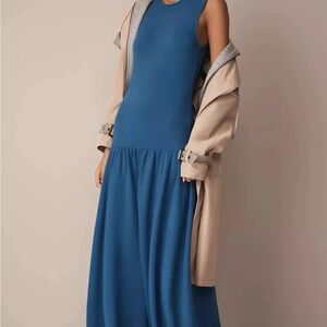 Anthropologie Daily Practice‎ Sleeveless Drop-Waist Maxi Dress L/XL Loungewear